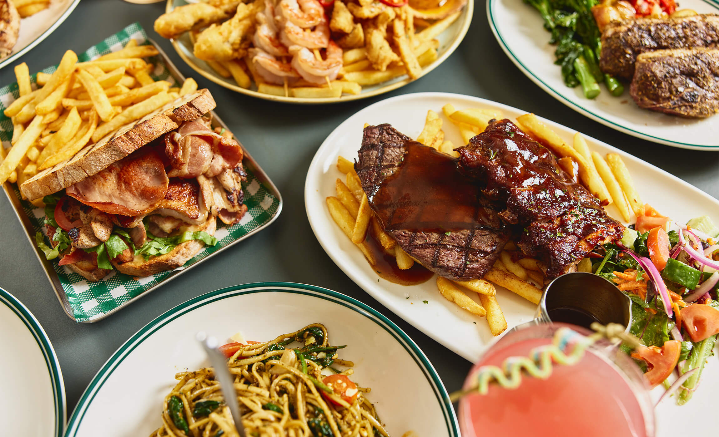 a loaded chicken BLT with chips